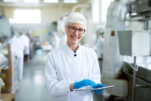 Academy of Advanced Manufacturing Woman in a Laboratory
